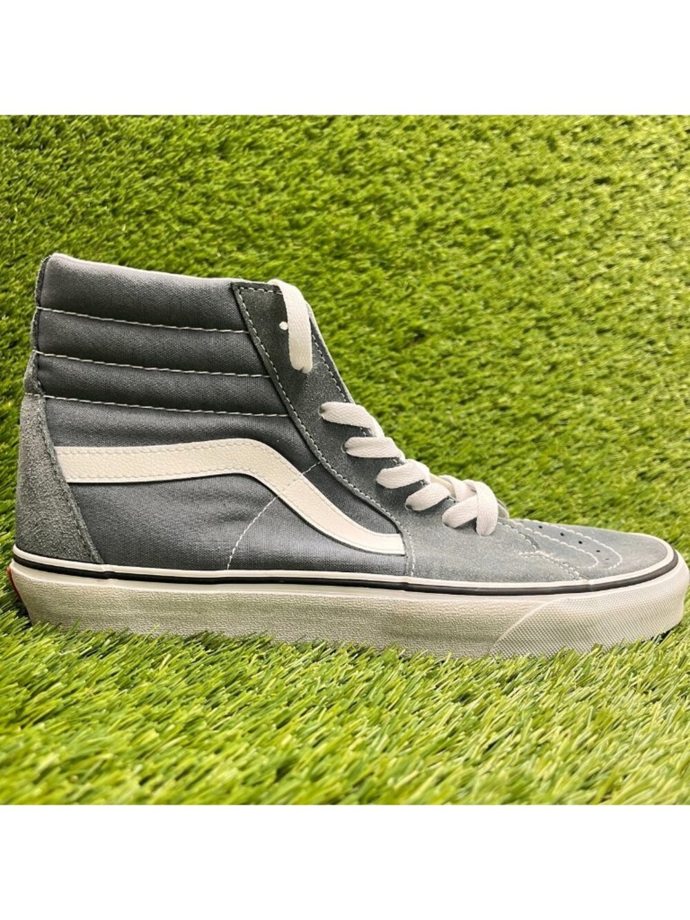 Vans Sk8-Hi Stormy Weather Mens Size 10 Gray Blue Athletic Skate Shoes Sneakers